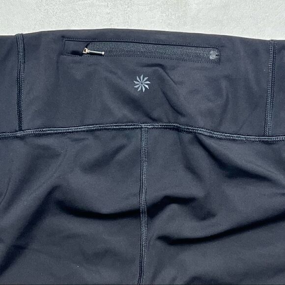 Athleta | Black Athletic Capri’s with back Pocket - Picture 6 of 7